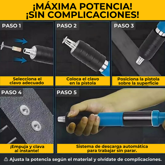 Con Esta Herramienta Ganarás TIEMPO Y DINERO ( Maletín y 50 Clavos GRATIS )