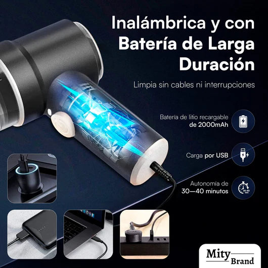 Aspirador de coche portátil